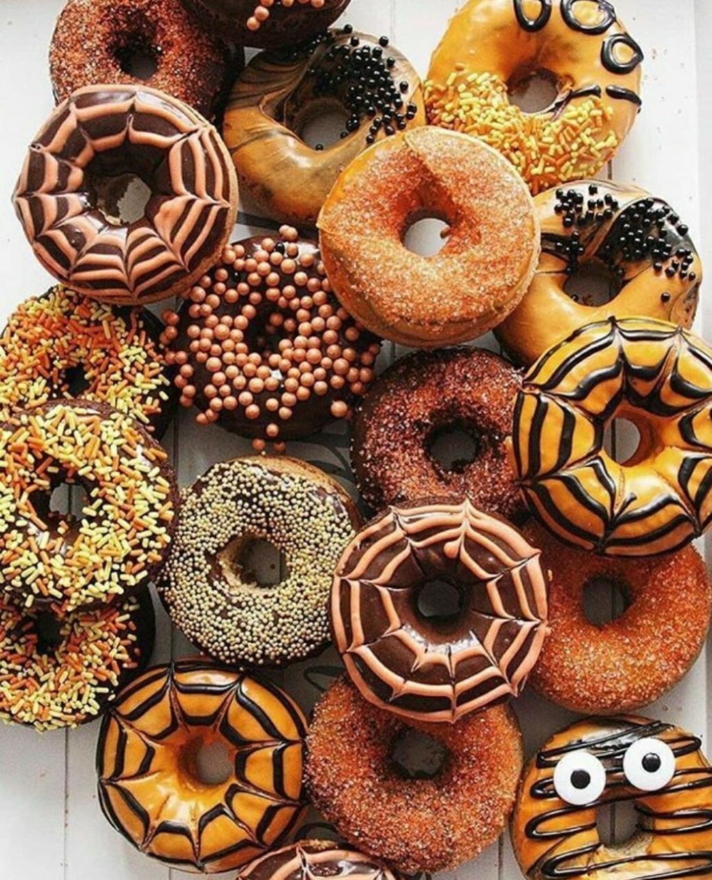 Pumpkin donuts recipe.