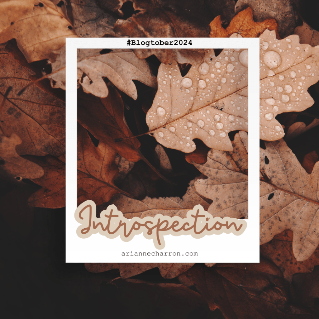 #Blogtober Day 10; Introspection&nbsp;d’automne