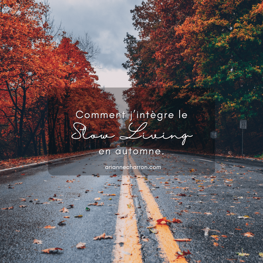 #Blogtober2025: Comment j&rsquo;intègre le slow living en&nbsp;automne.